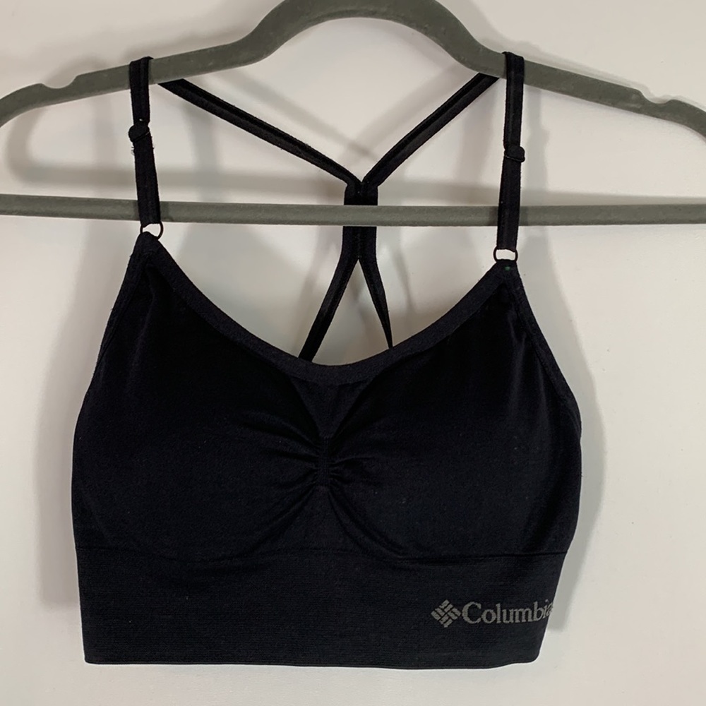 Columbia Black Sports Bra/Padded Bralette